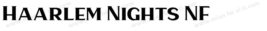Haarlem Nights NF字体转换